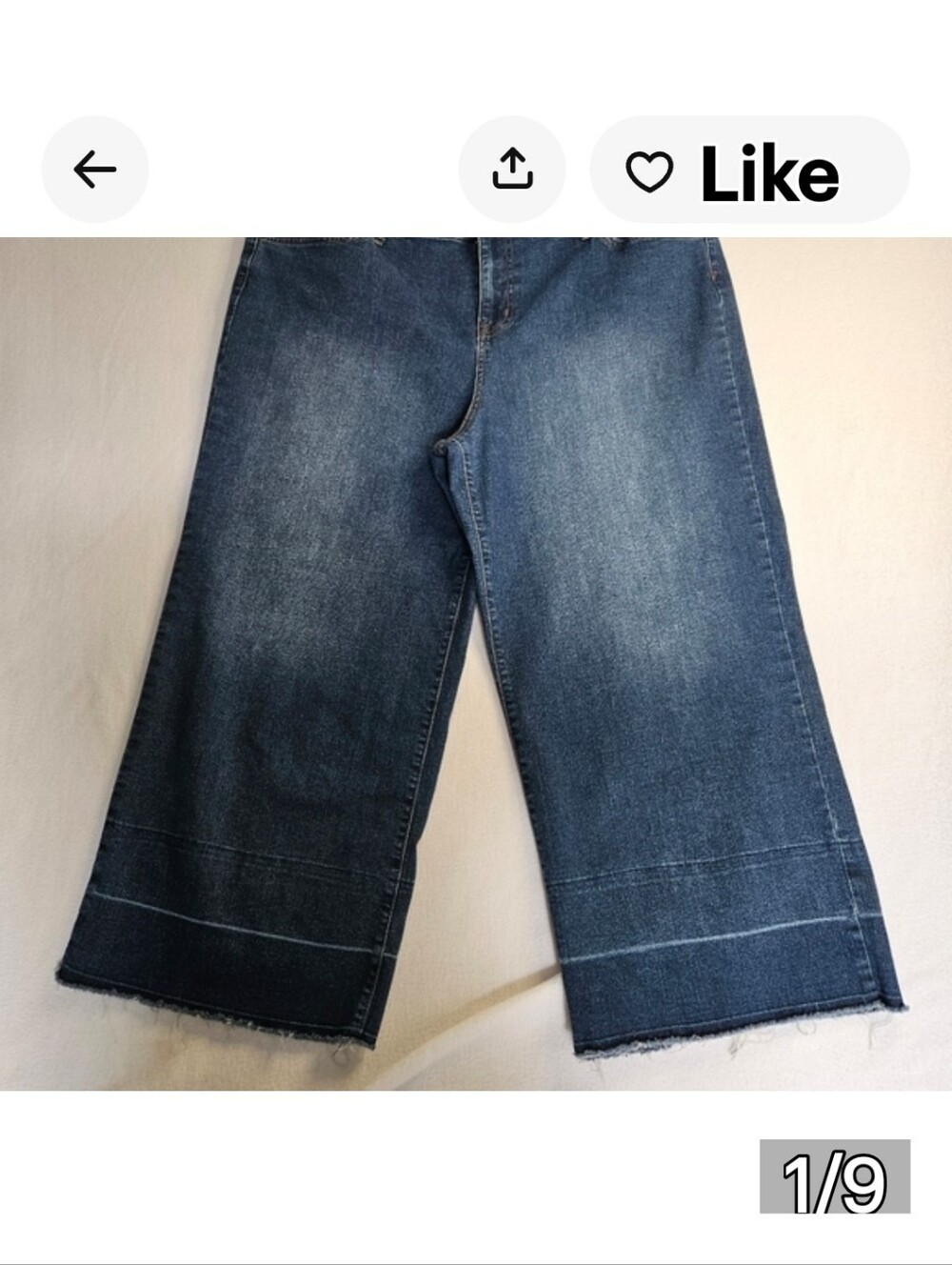 Lori Goldstein Barrel Crop Jeans Woman's